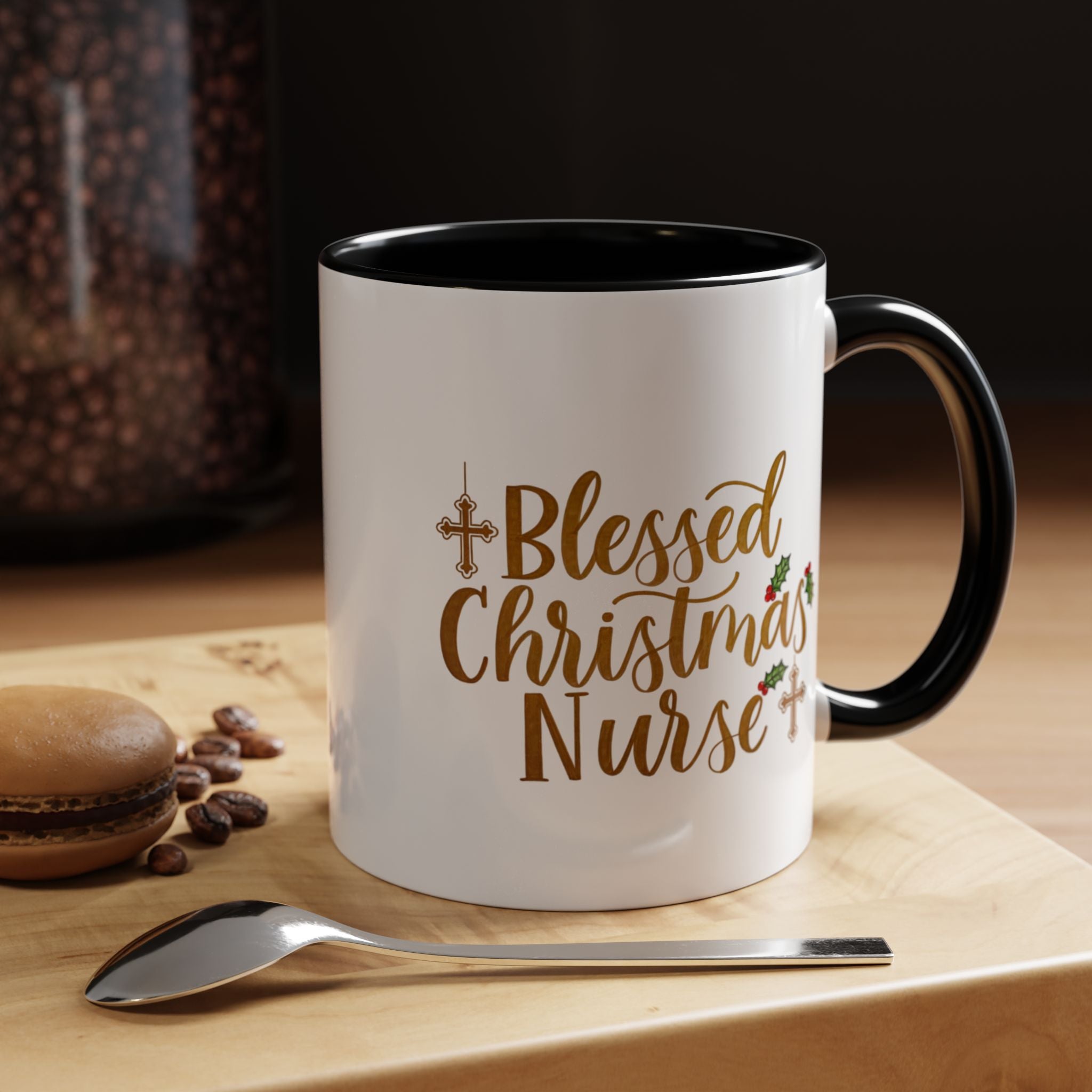 Blessed Christmas Nurse Mug – Holiday Coffee Mug Gift for Nurses (11oz/15oz)