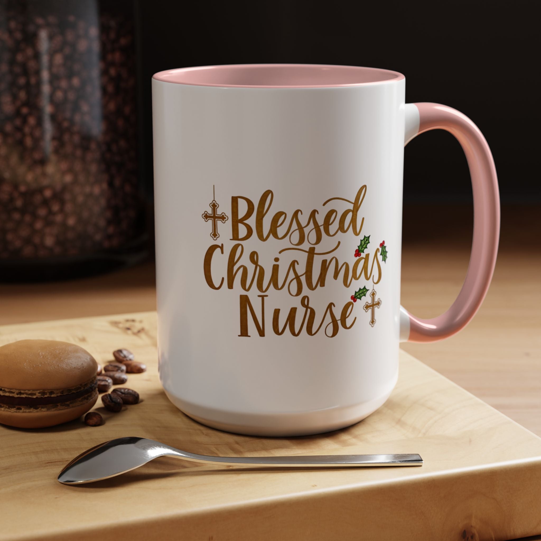 Blessed Christmas Nurse Mug – Holiday Coffee Mug Gift for Nurses (11oz/15oz)