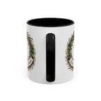 Nurse by His Grace Mug – Christian Nurse Coffee Cup with Floral Wreath (11oz/15oz)