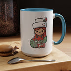 Cute on Call Nurse Coffee Mug — Accent 11/15oz, best gift for RN
