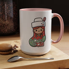 Cute on Call Nurse Coffee Mug — Accent 11/15oz, best gift for RN