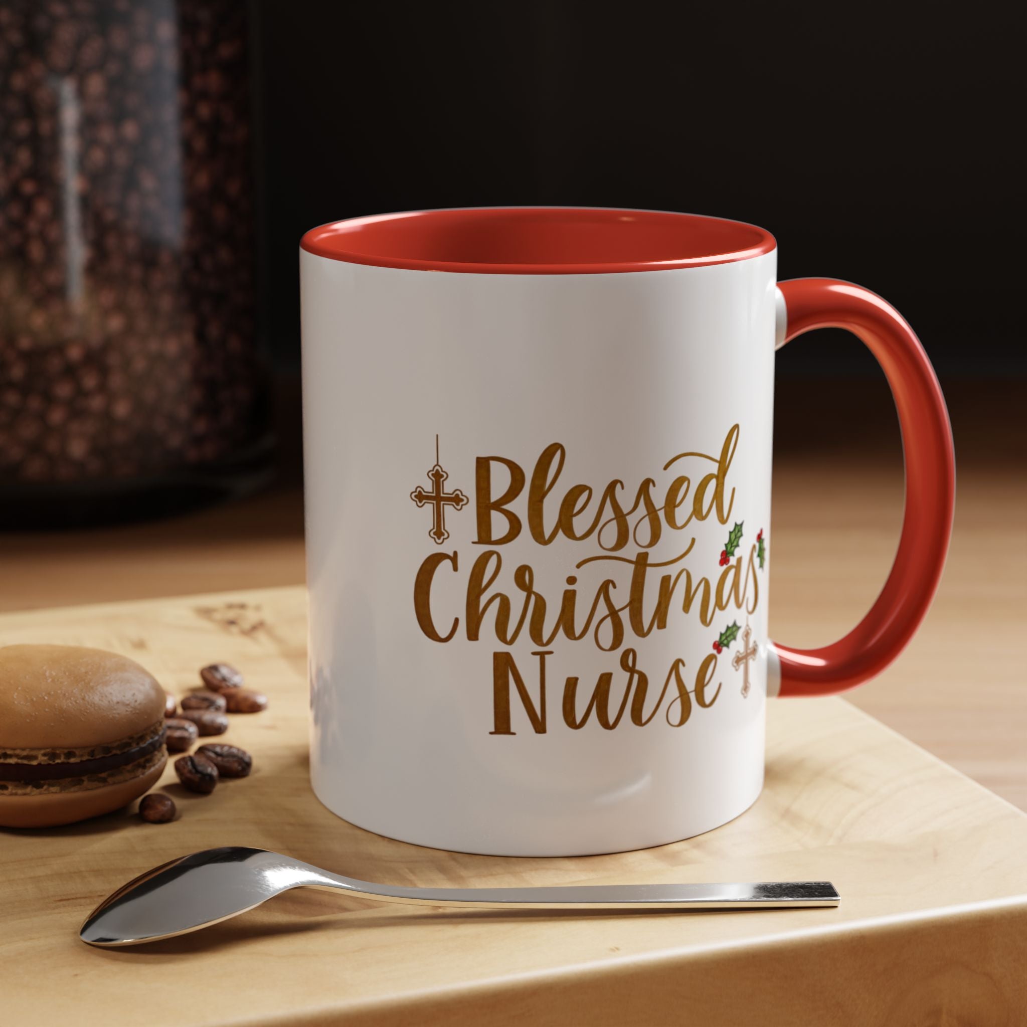 Blessed Christmas Nurse Mug – Holiday Coffee Mug Gift for Nurses (11oz/15oz)
