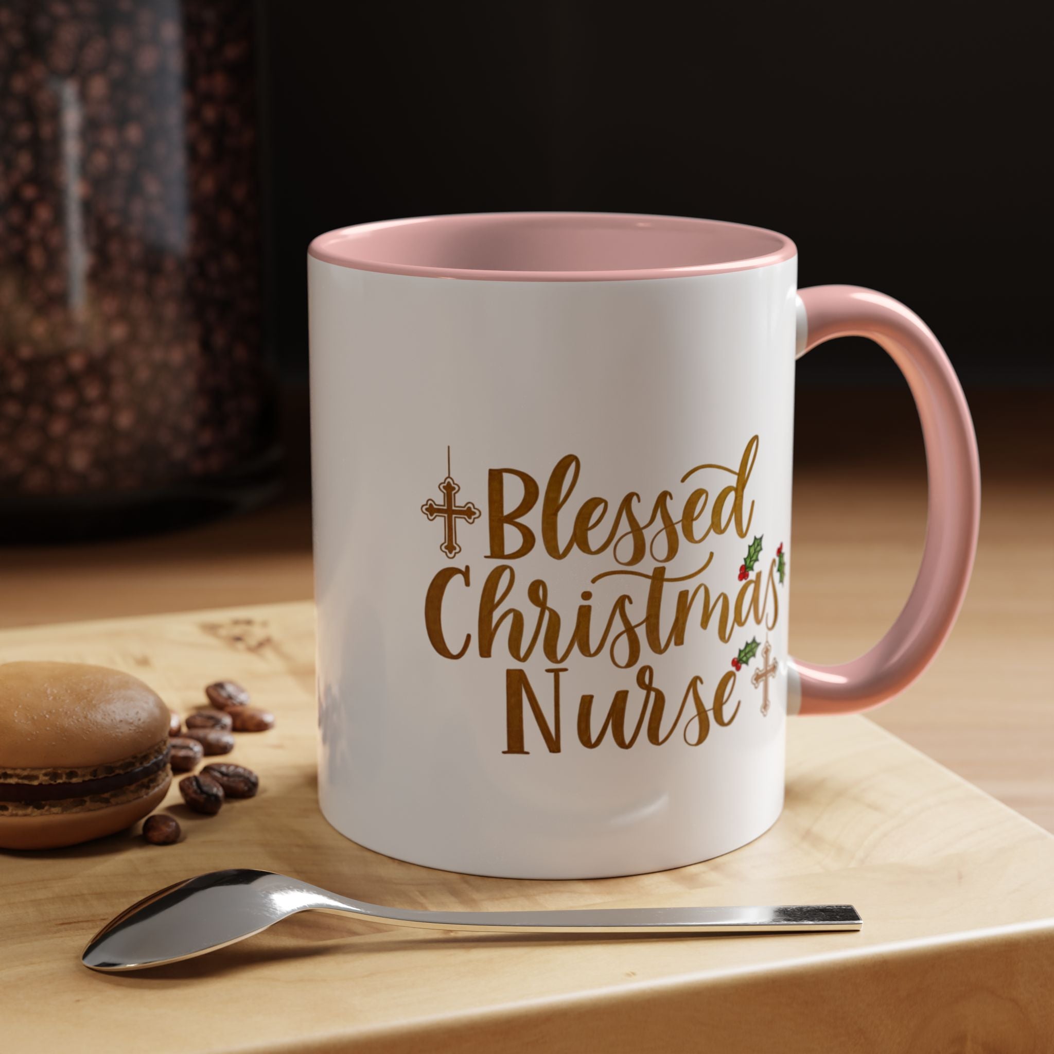 Blessed Christmas Nurse Mug – Holiday Coffee Mug Gift for Nurses (11oz/15oz)