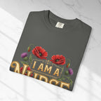 I Am a Nurse I Save Lives T-Shirt – Floral Superpower Tee