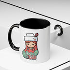 Cute on Call Nurse Coffee Mug — Accent 11/15oz, best gift for RN
