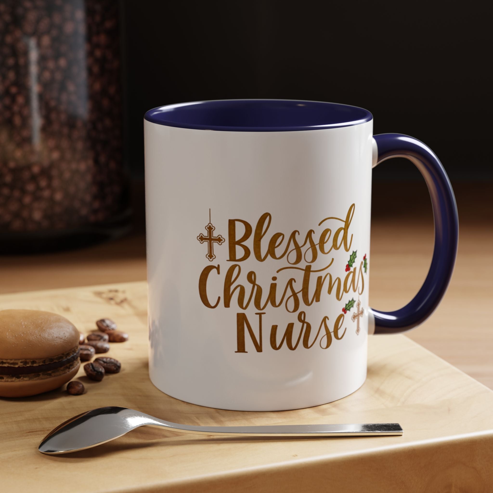 Blessed Christmas Nurse Mug – Holiday Coffee Mug Gift for Nurses (11oz/15oz)