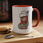 Cute on Call Nurse Coffee Mug — Accent 11/15oz, best gift for RN