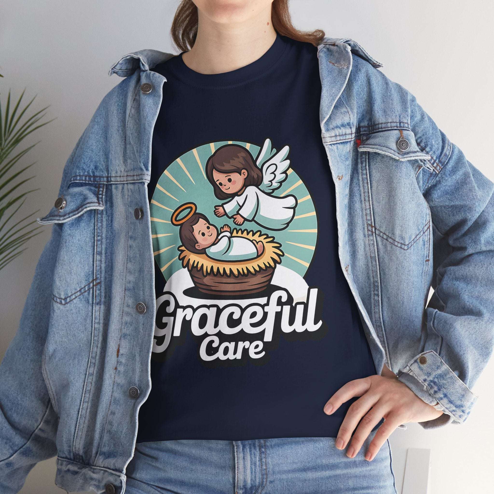Graceful Care Angel Baby T-Shirt – Christian Nursery Tee