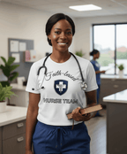Faith-Based Nurse Team T-Shirt – Christian Nursing Shirt for Healthcare Workers