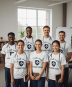 Faith-Based Nurse Team T-Shirt – Christian Nursing Shirt for Healthcare Workers