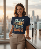 Keep Calm and Floss T-Shirt – Funny Dentist Gift for Dental Professionals