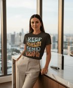 Keep Calm and Floss T-Shirt – Funny Dentist Gift for Dental Professionals