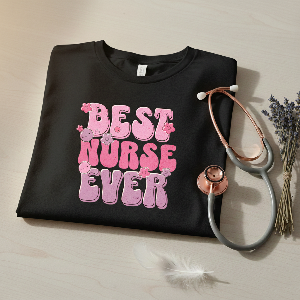 Best Nurse Ever T-Shirt – Nurse Appreciation Gift for Women & Men