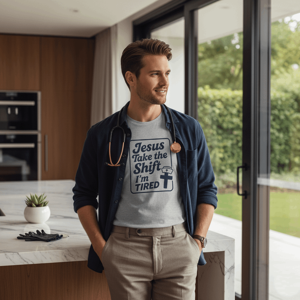 Jesus Take the Shift I'm Tired T-Shirt – Christian Nurse & Shift Worker Tee