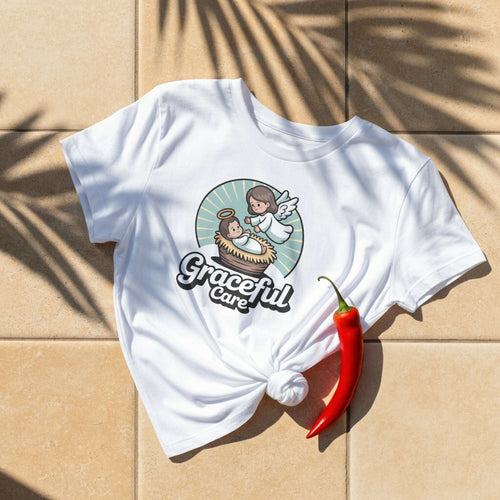 Graceful Care Angel Baby T-Shirt – Christian Nursery Tee