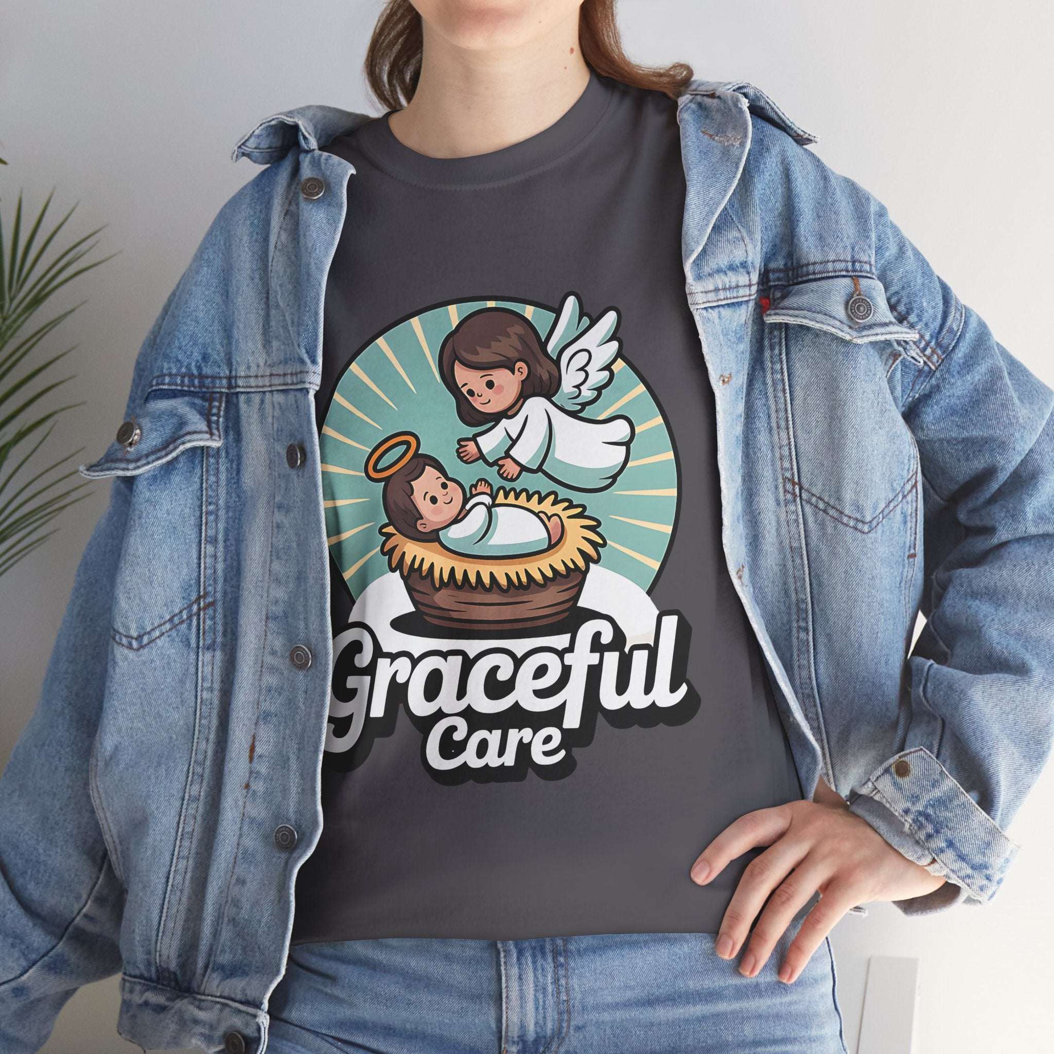Graceful Care Angel Baby T-Shirt – Christian Nursery Tee