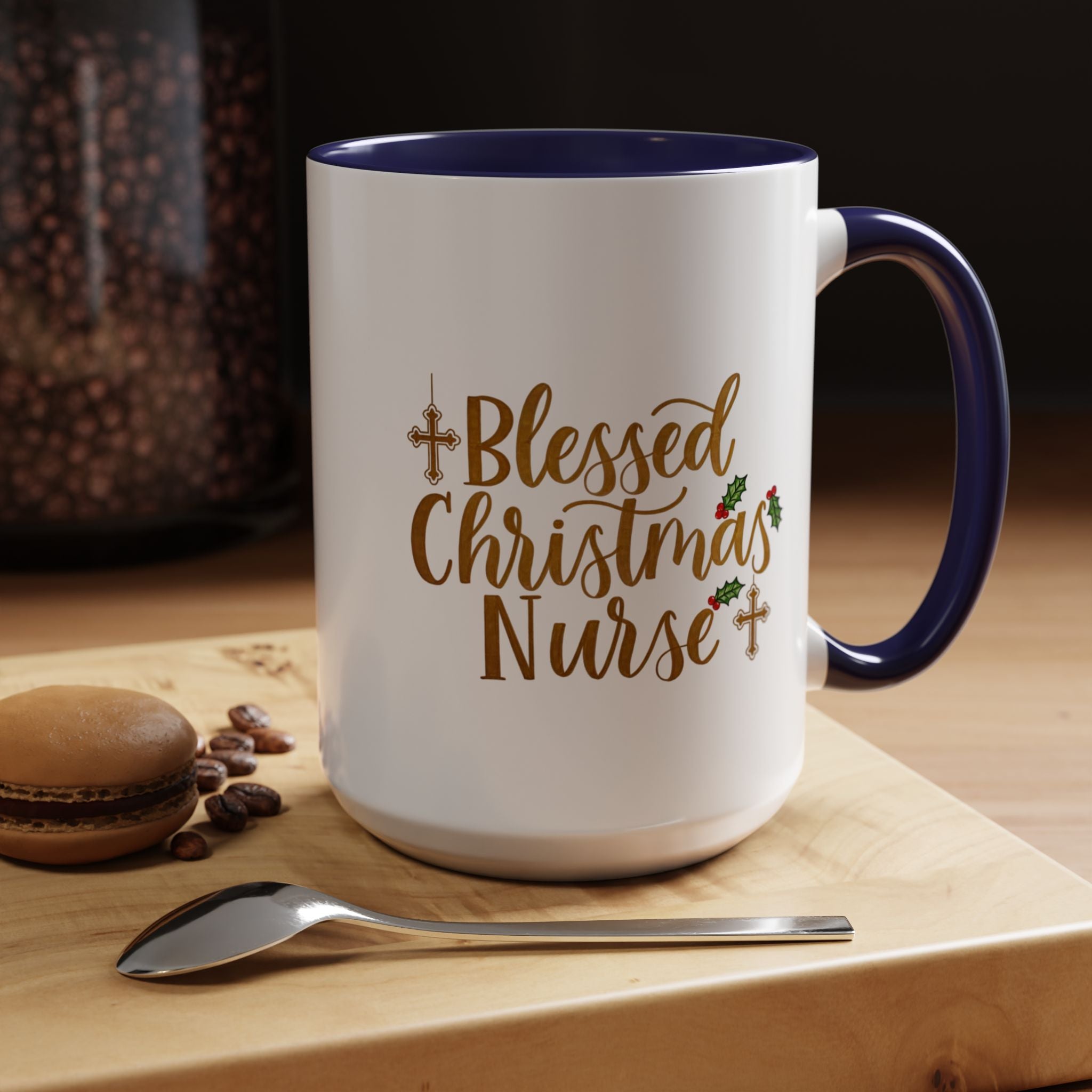 Blessed Christmas Nurse Mug – Holiday Coffee Mug Gift for Nurses (11oz/15oz)
