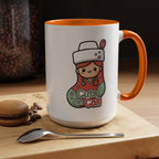 Cute on Call Nurse Coffee Mug — Accent 11/15oz, best gift for RN