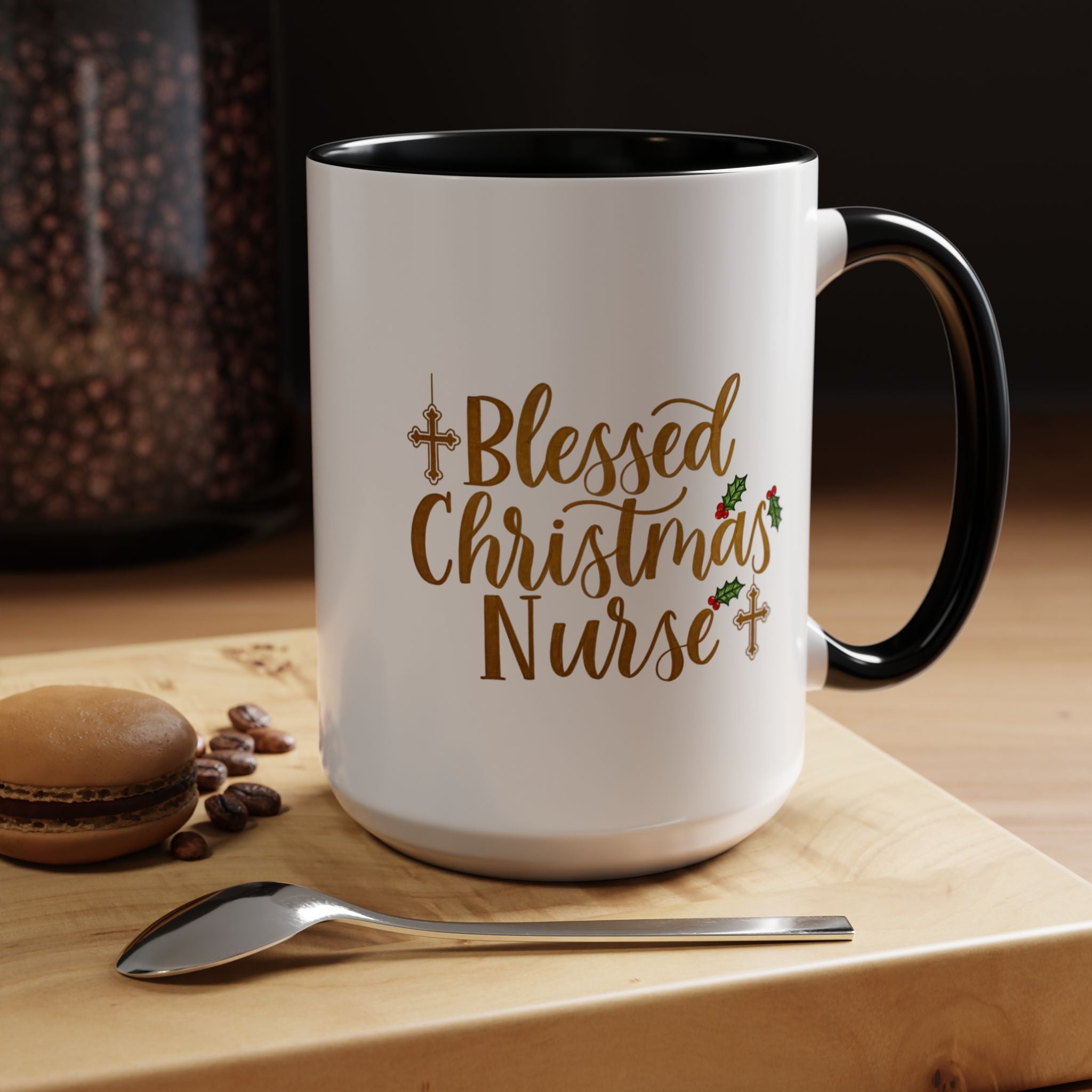 Blessed Christmas Nurse Mug – Holiday Coffee Mug Gift for Nurses (11oz/15oz)