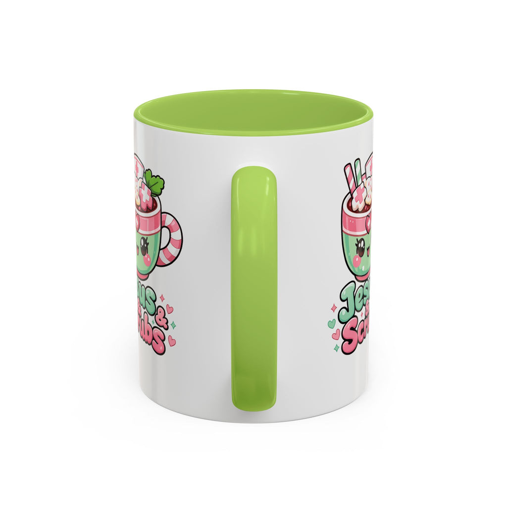 Jesus & Scrubs Mug – Cute Kawaii Nurse Coffee Cup (11oz)