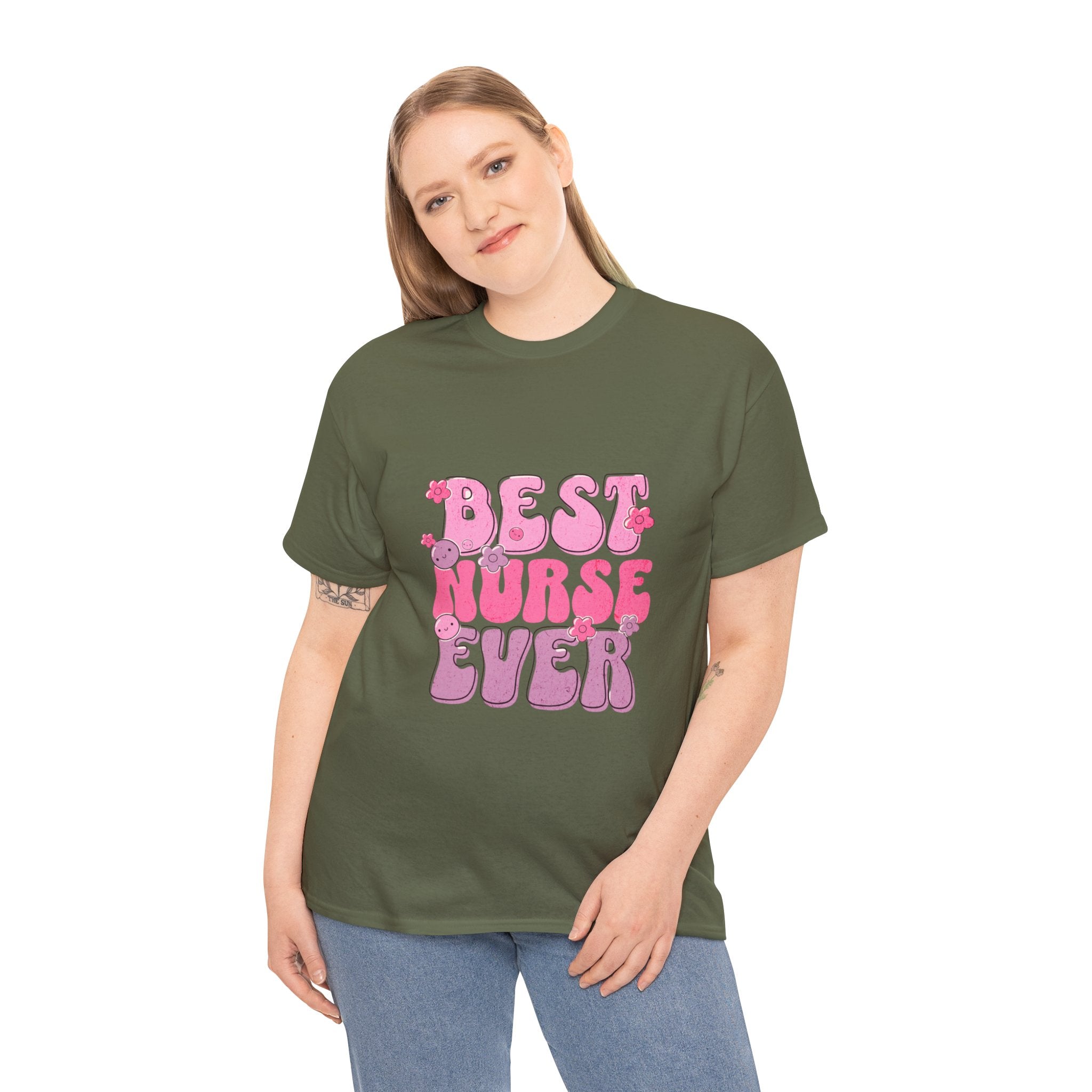 Best Nurse Ever T-Shirt – Nurse Appreciation Gift for Women & Men