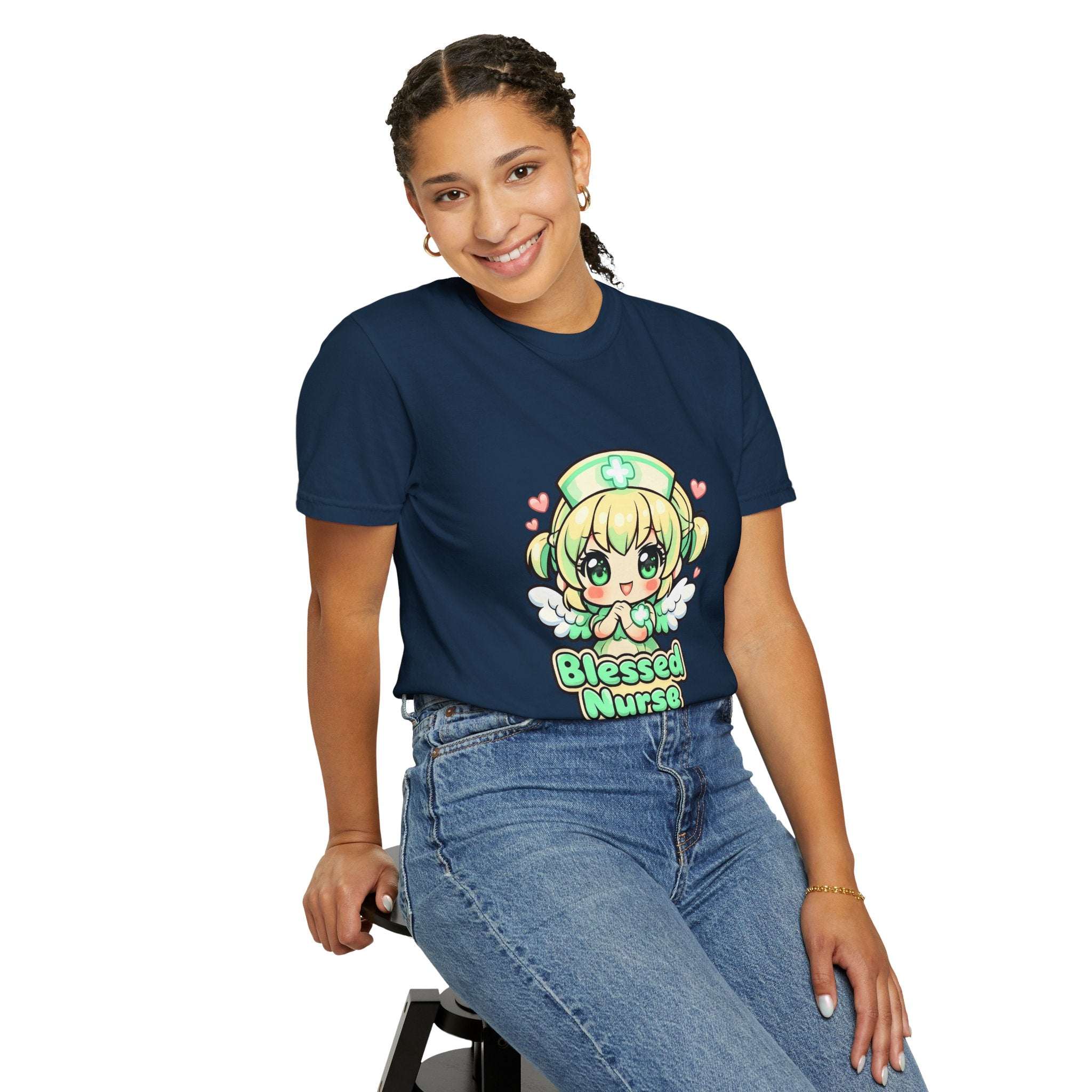 Blessed Nurse T-Shirt – Cute Anime Chibi Nurse Tee
