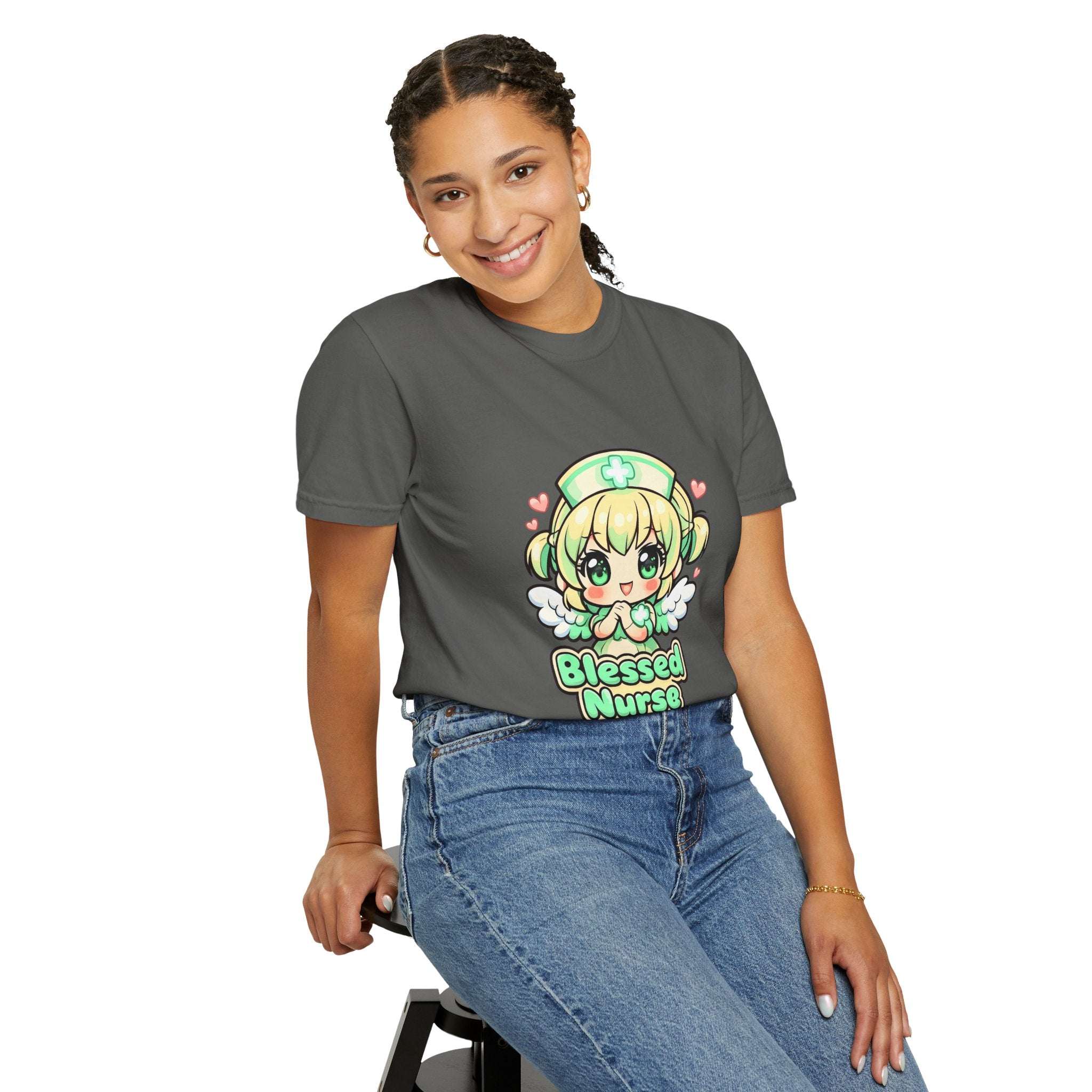 Blessed Nurse T-Shirt – Cute Anime Chibi Nurse Tee