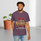 I Am a Nurse I Save Lives T-Shirt – Floral Superpower Tee