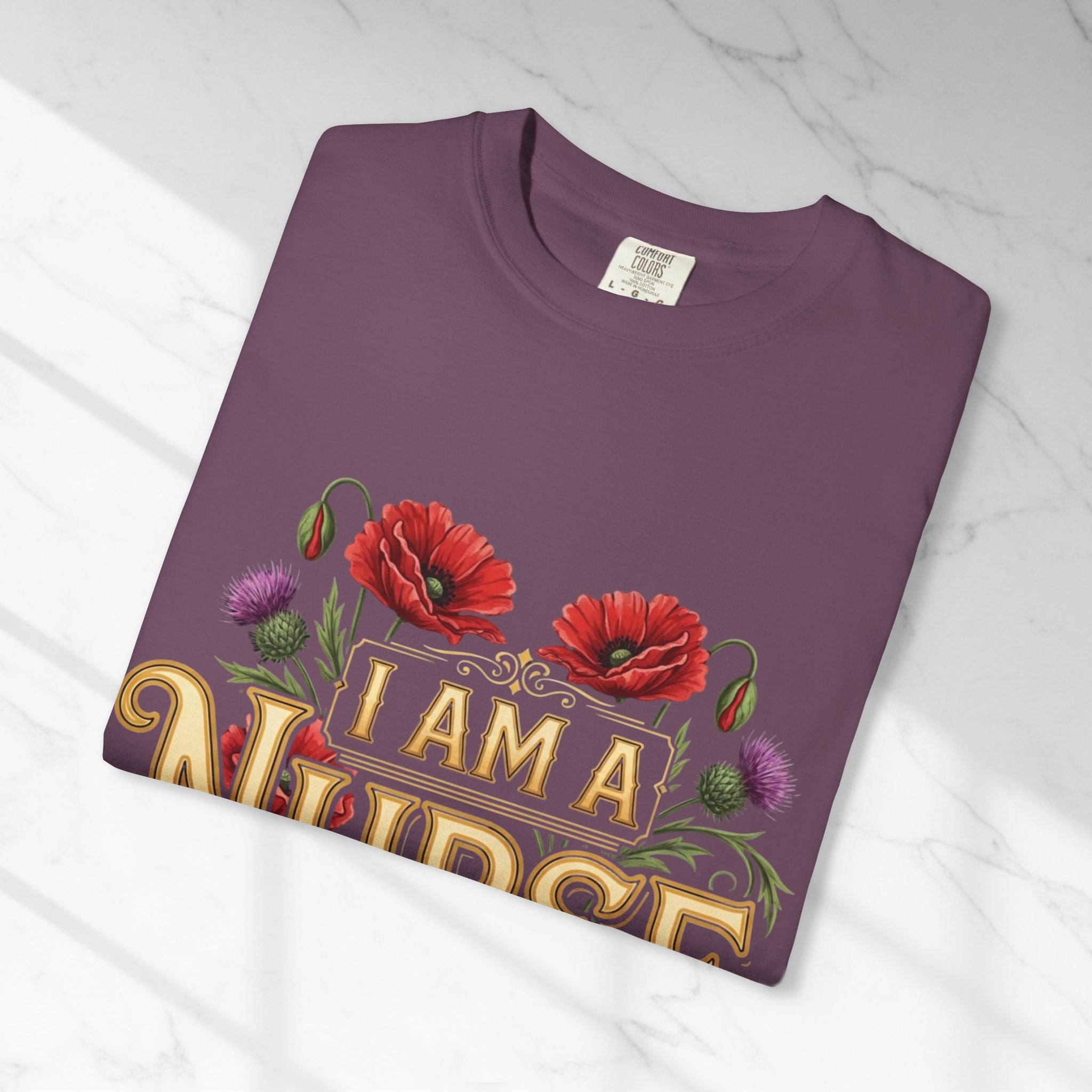 I Am a Nurse I Save Lives T-Shirt – Floral Superpower Tee