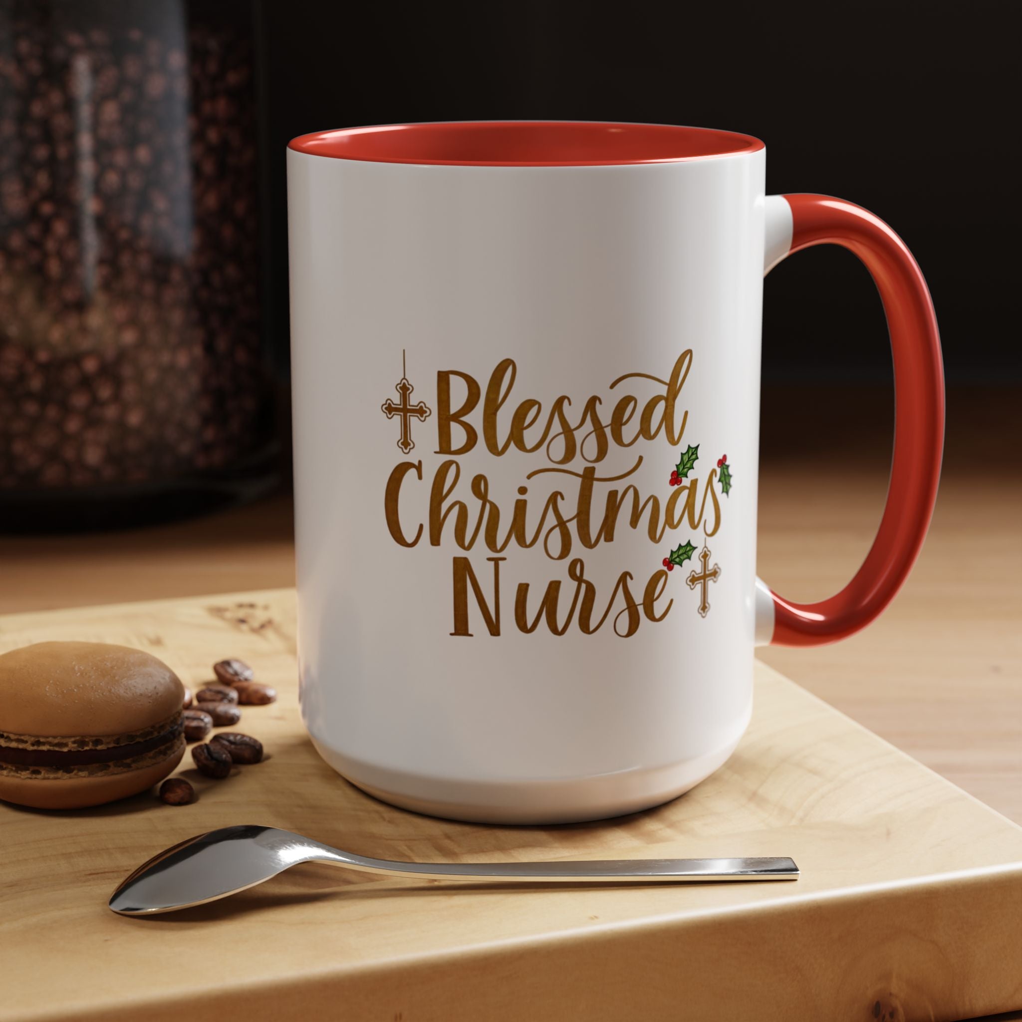 Blessed Christmas Nurse Mug – Holiday Coffee Mug Gift for Nurses (11oz/15oz)