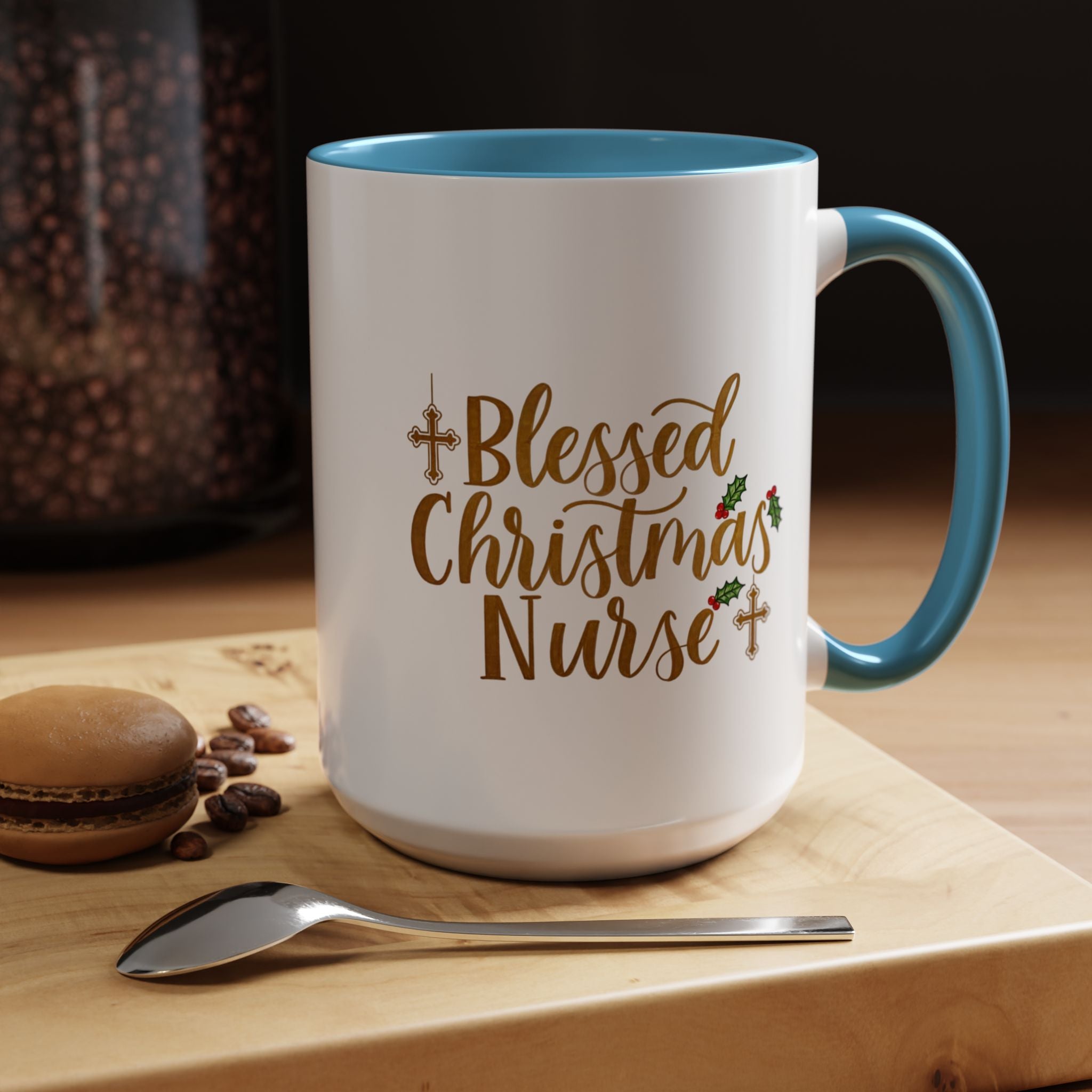 Blessed Christmas Nurse Mug – Holiday Coffee Mug Gift for Nurses (11oz/15oz)