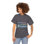 Prayer and Caffeine T-Shirt – Christian Coffee Tee for Women & Men