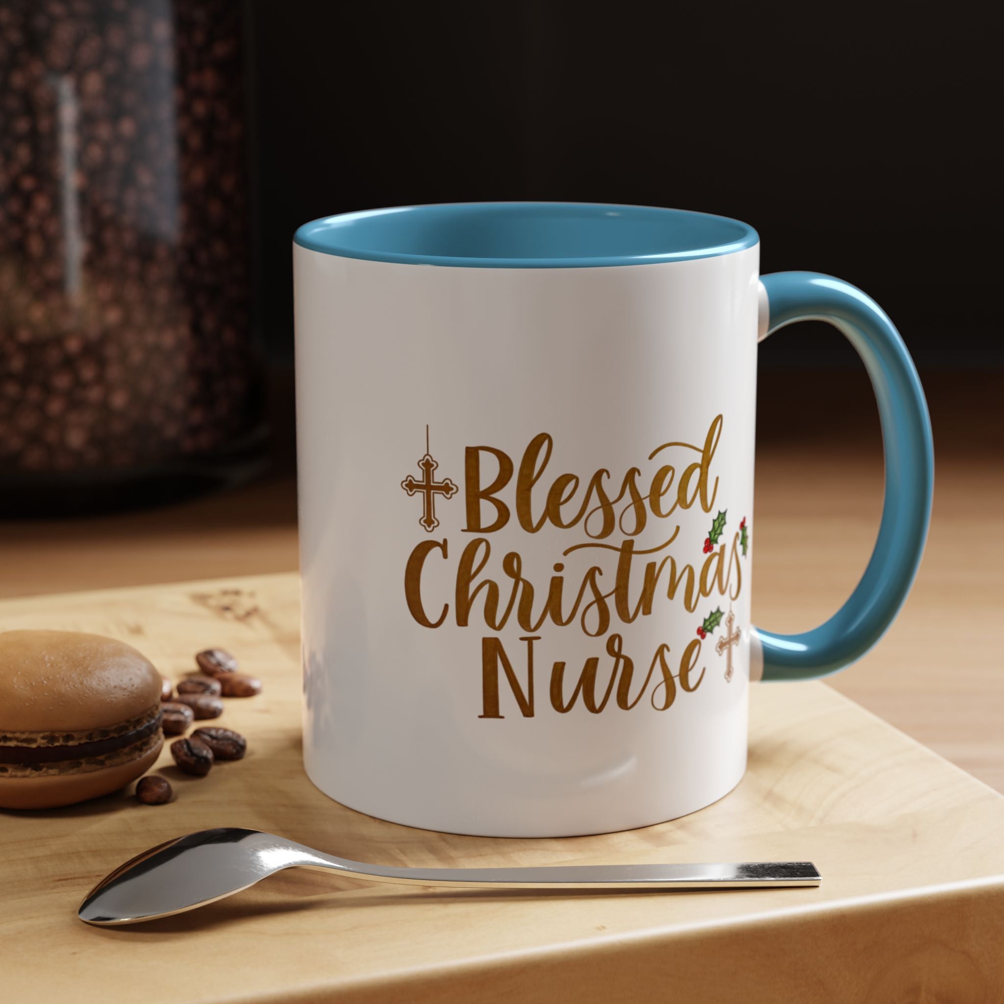 Blessed Christmas Nurse Mug – Holiday Coffee Mug Gift for Nurses (11oz/15oz)