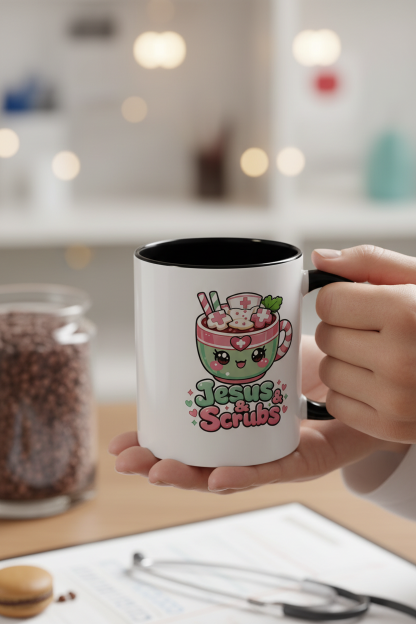 Close-up of hands holding mug