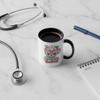 Flat lay with nursing essentials