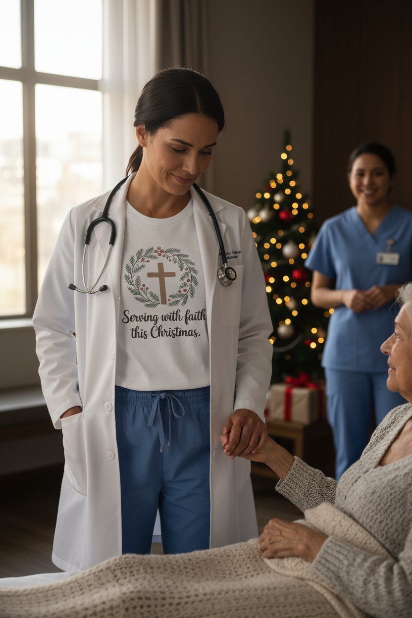 Healthcare professional in meaningful setting