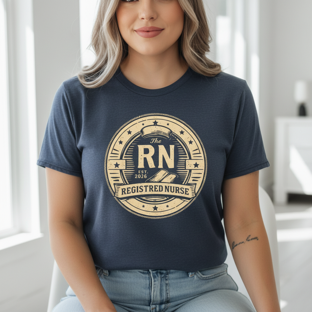 Navy RN Badge close-up mockup