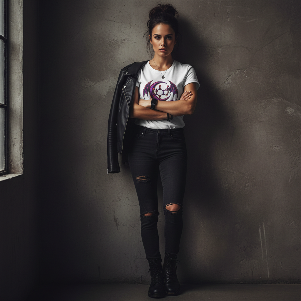 Night nurse with dramatic moody lighting, caffeinated strength