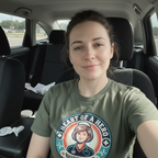 Nurse wearing your exact Heart of a Hero design in car selfie after shift