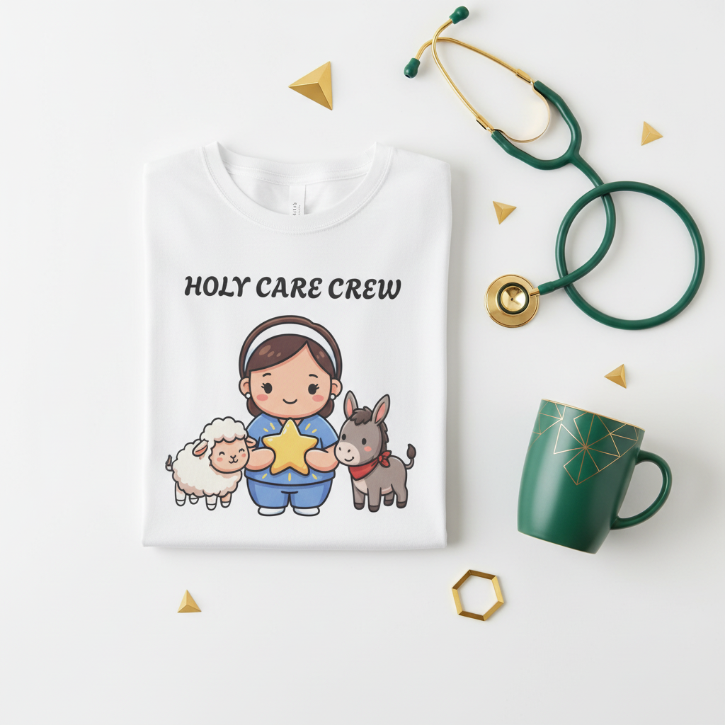 Styled flat lay with props