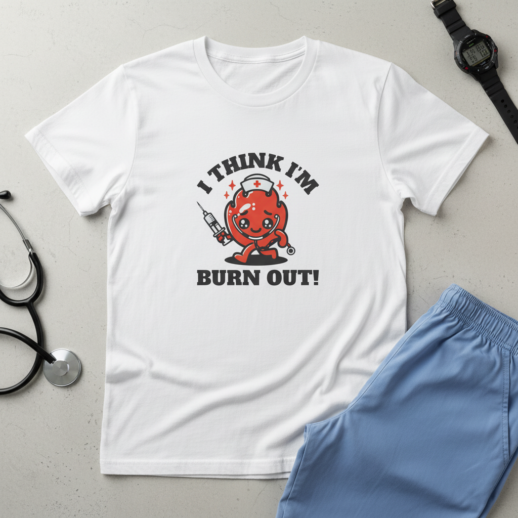 White Burn Out flat lay